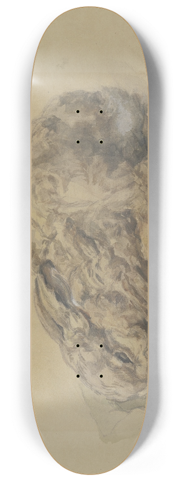 Felix Klipstein - Young rabbit 8.25 inch art skate deck