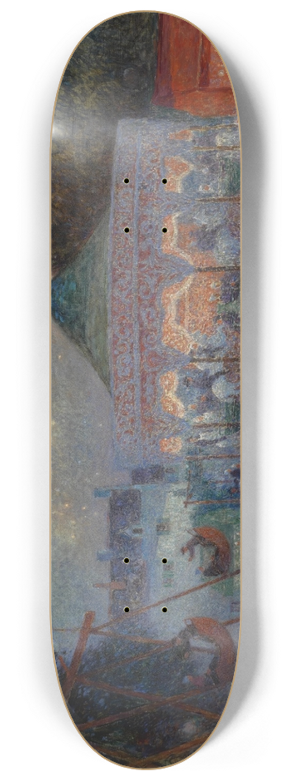 Ferdinand du Puigaudeau - Le Mange de nuit et fte foraine 8.25 inch art skate deck