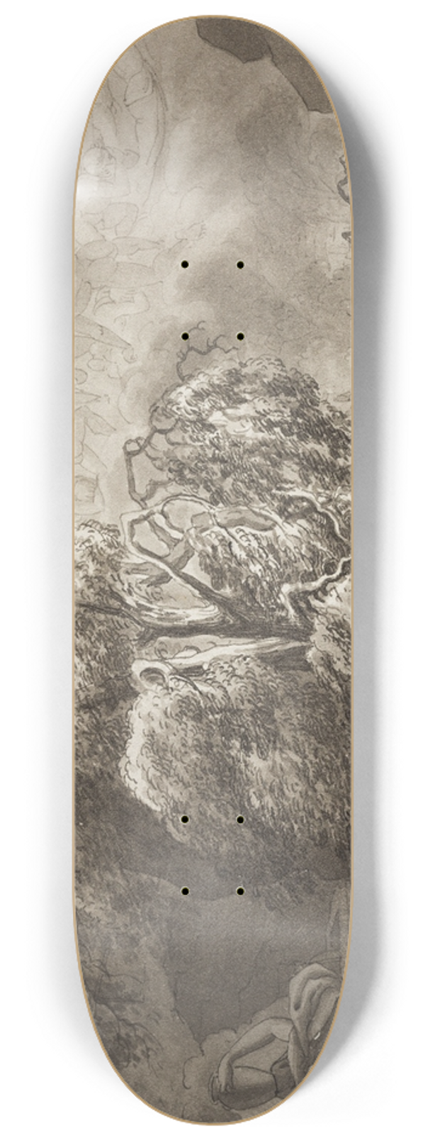 Ferdinand Fellner - Die wilde Jagd 8.25 inch art skate deck