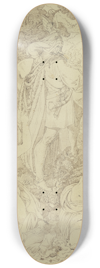 Ferdinand Fellner - Hagen and the Danube Mermaids 2 8.25 inch art skate deck