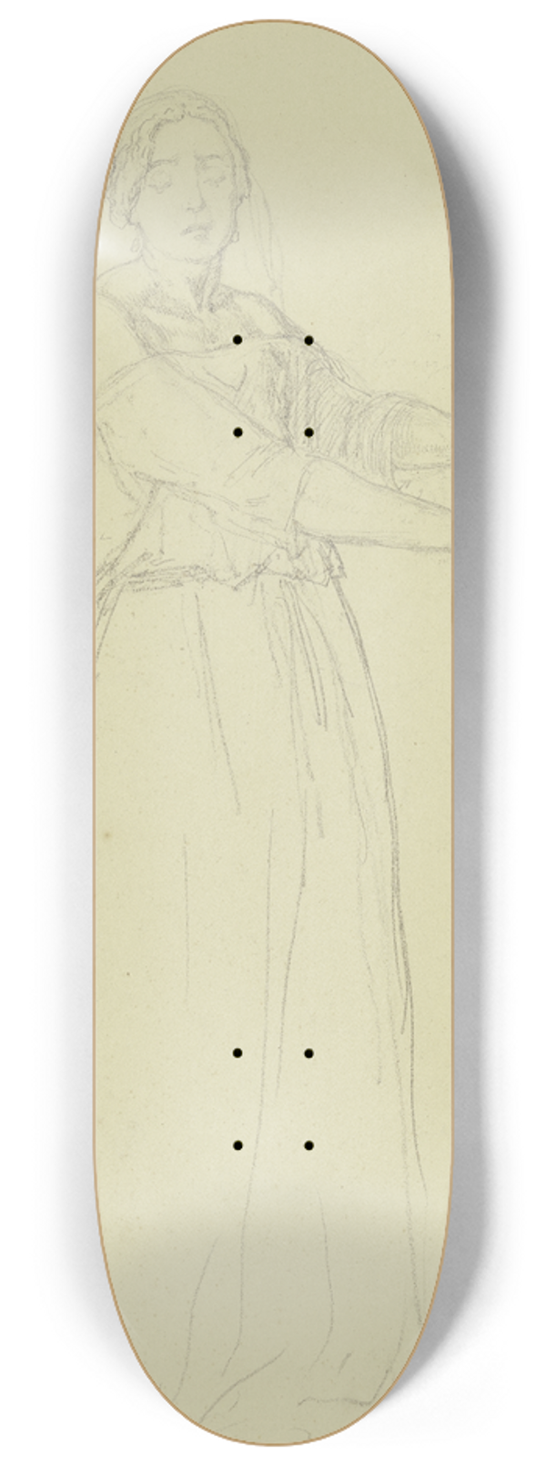 Ferdinand Fellner - Lady Macbeth mit blutigen Hnden 8.25 inch art skate deck