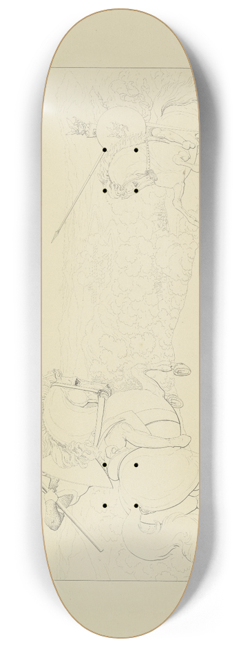 Ferdinand Fellner - Siegfried and Ldegast 8.25 inch art skate deck