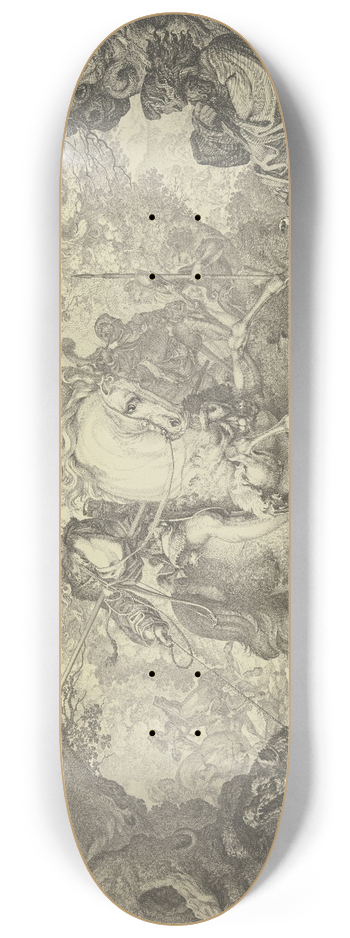 Ferdinand Fellner - Siegfried with the bear 8.25 inch art skate deck