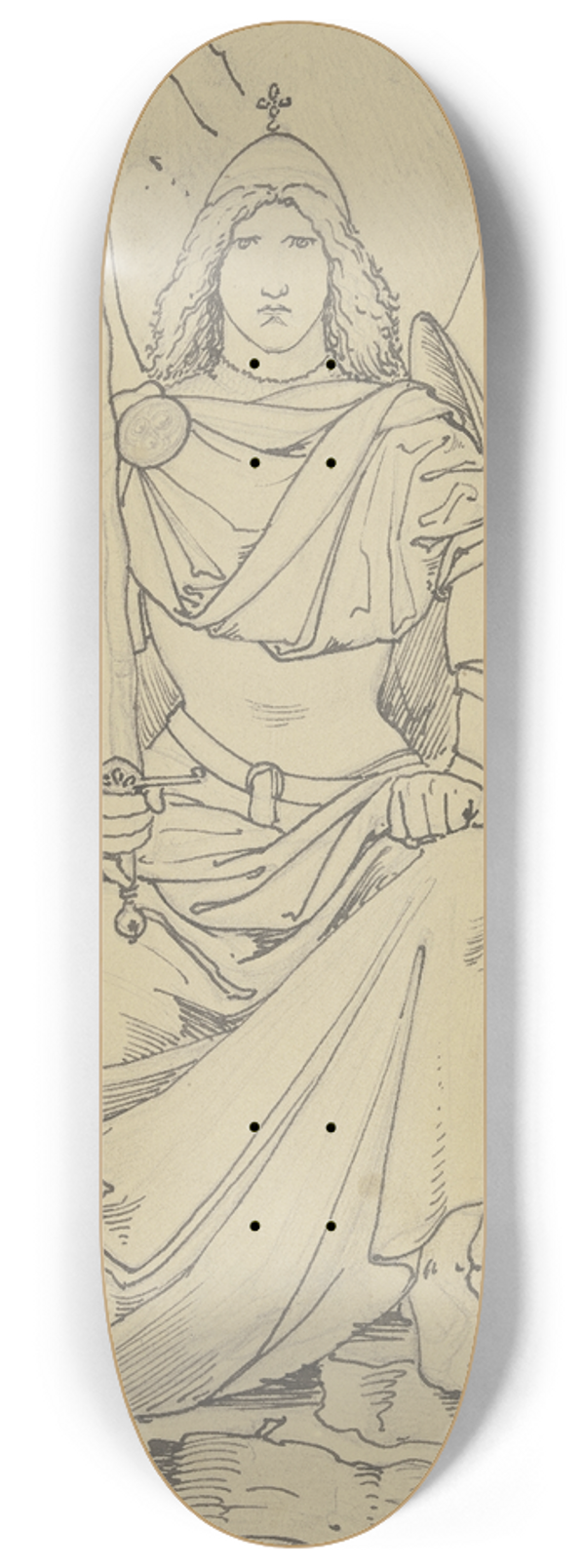 Ferdinand Fellner - The angel porter 8.25 inch art skate deck