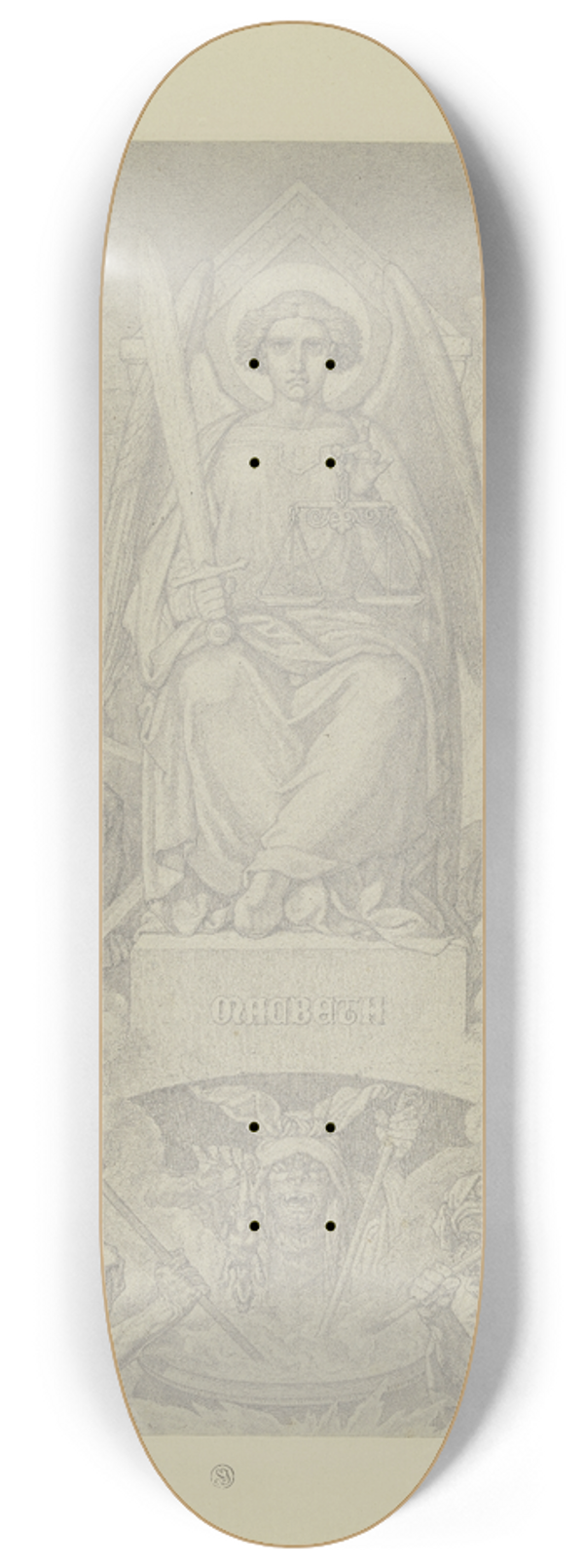 Ferdinand Fellner - Title page for Macbeth 8.25 inch art skate deck