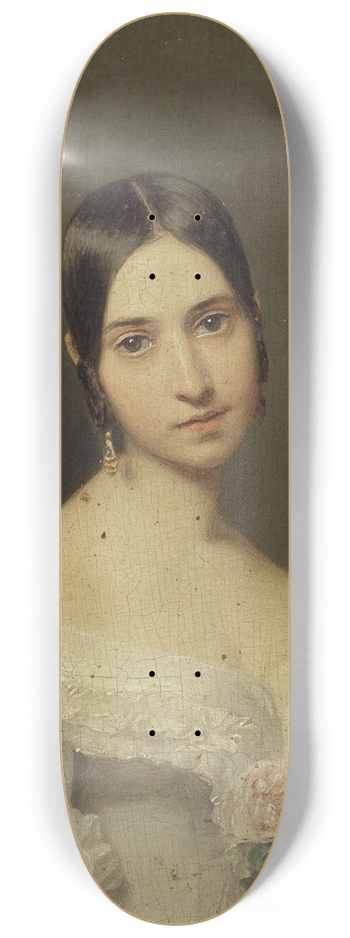 Ferdinand Georg Waldmller - Bildnis eines Mdchens 8.25 inch art skate deck