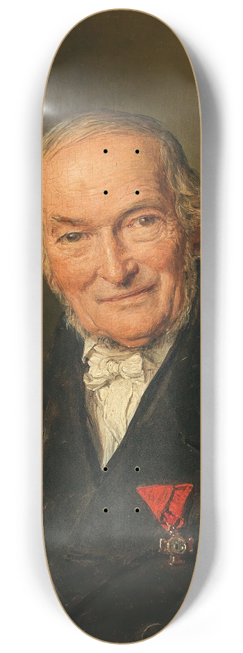 Ferdinand Georg Waldmller - Portrait Franz Benoit 8.25 inch art skate deck