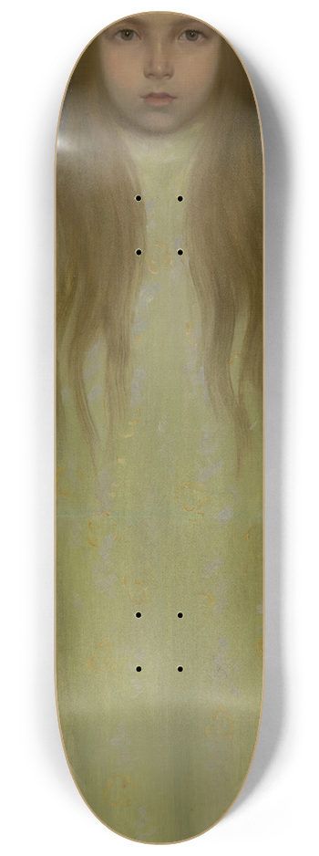 Ferdinand Katona - Margita Czbel as a Girl 8.25 inch art skate deck