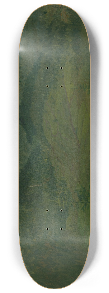 Ferdinand Katona - Mountain landscape 8.25 inch art skate deck