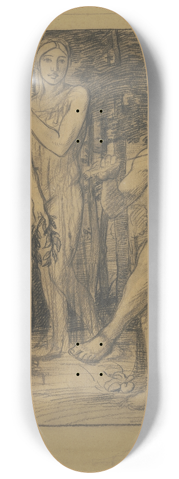 Albert Lang - Apollo and two muses 8.25 inch art skate deck