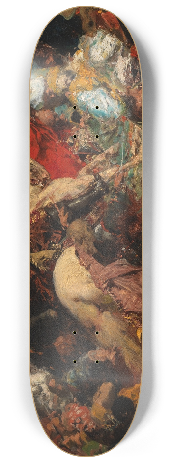Ferdinand Keller - lskizze zum Trkenlouis 8.25 inch art skate deck