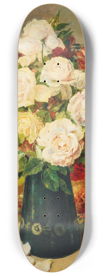 Ferdinand Wagner Jnr. - Rosen in Vase 8.25 inch art skate deck