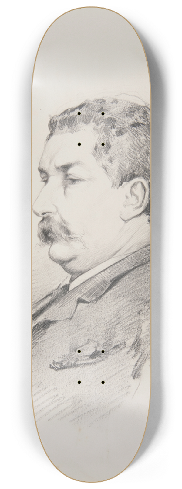 Ferdynand Bryll - portret mczyzny w rednim wieku 8.25 inch art skate deck