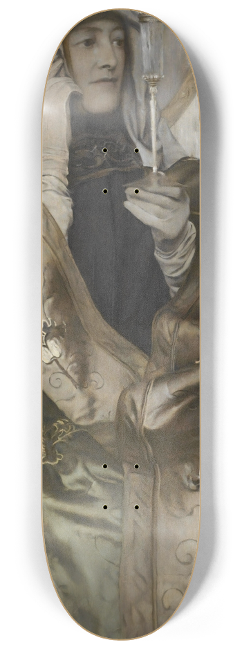 Fernand Khnopff - Incense 8.25 inch art skate deck