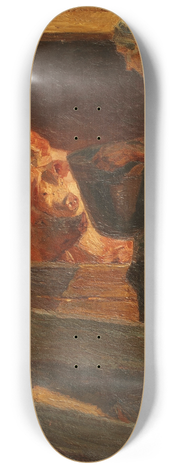 Fernando Fader - La comida de los cerdos 8.25 inch art skate deck