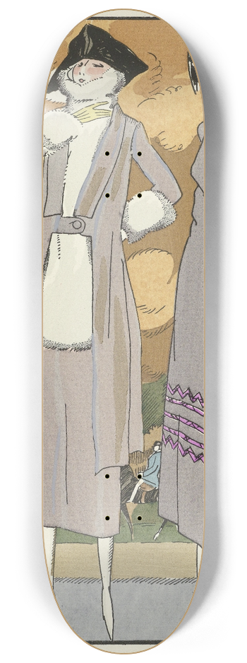 Fernand Simon - Le retour des autans ; Tailleur et Robe daprs-midi, de Doeuillet 8.25 inch art skate deck