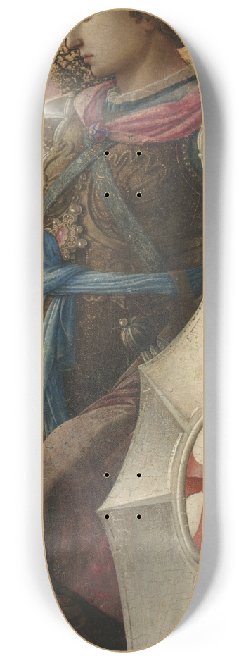 Filippino Lippi - The Archangel Michael 8.25 inch art skate deck