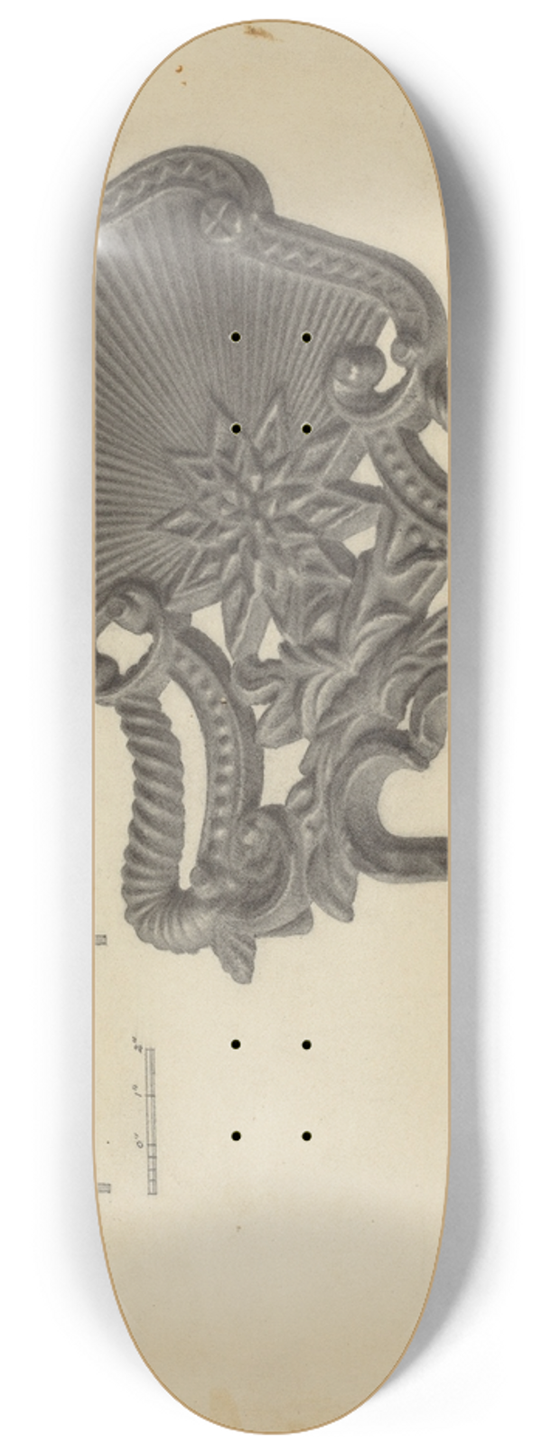 Filippo Porreca - Flat Iron Holder 8.25 inch art skate deck