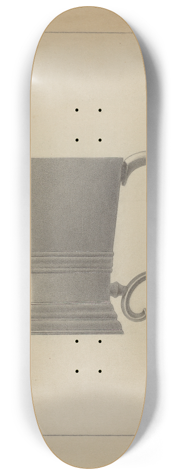Filippo Porreca - Pewter Mug 8.25 inch art skate deck