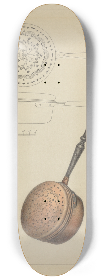 Filippo Porreca - Warming Pan 8.25 inch art skate deck