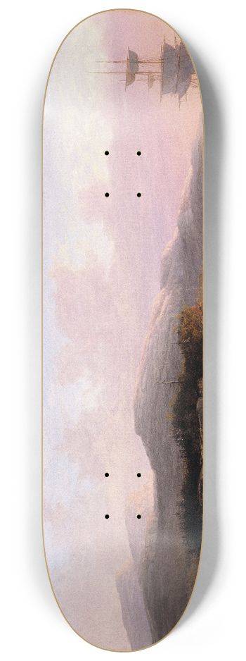 Fitz Henry Lane - Off Mount Desert Island 8.25 inch art skate deck