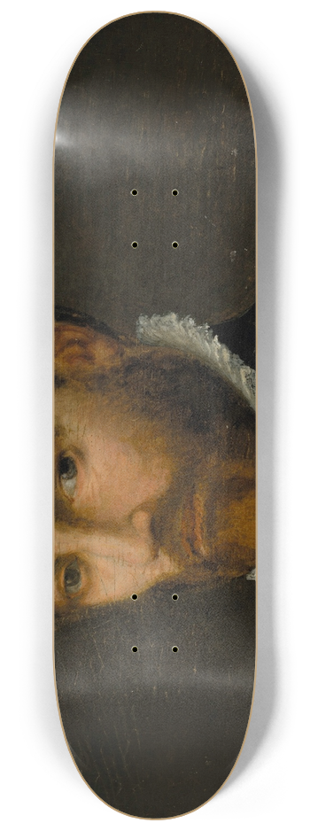 Flemish School - Portrait of a gentleman (d. 1628) 8.25 inch art skate deck