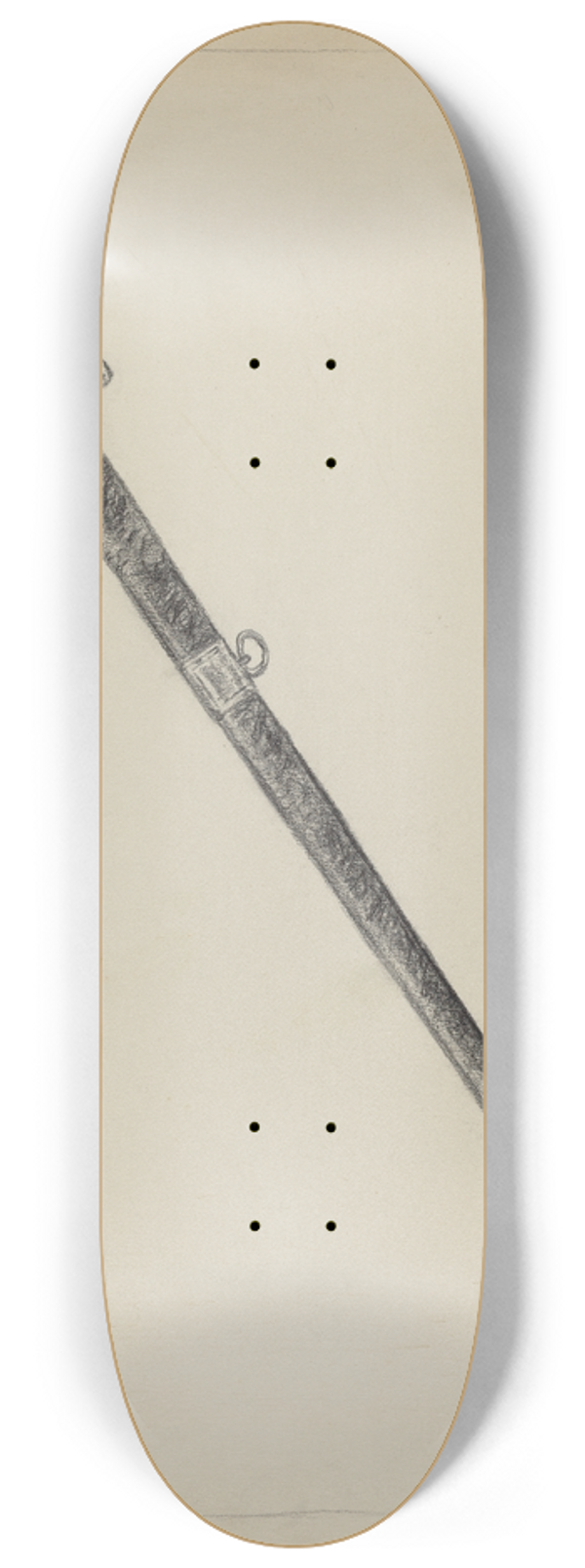 Fletcher Hanks - Sword 8.25 inch art skate deck