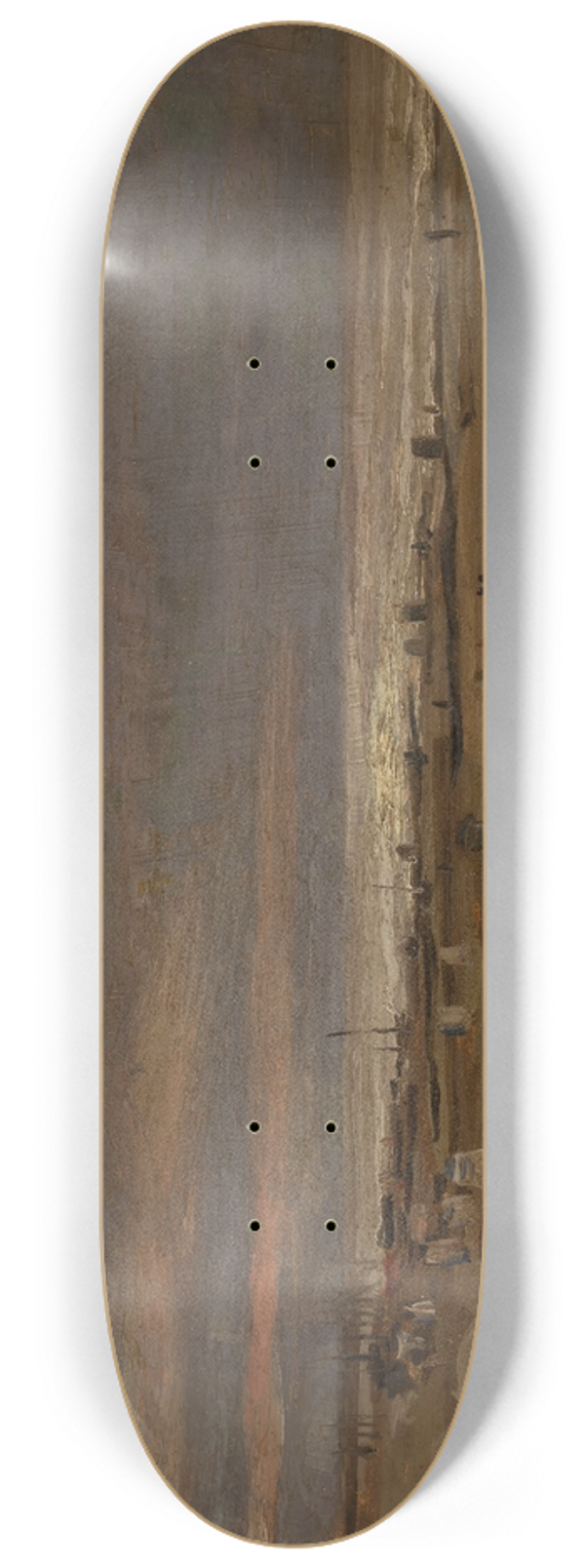 Flicien Rops - The Beach 8.25 inch art skate deck