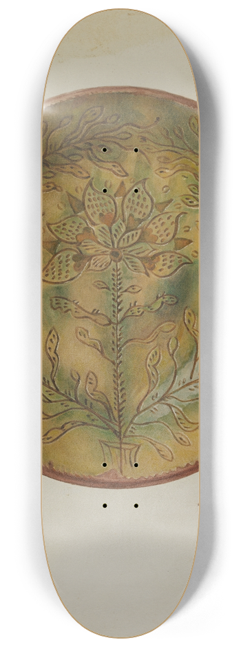 Albert Levone - Pa. German Plate 8.25 inch art skate deck