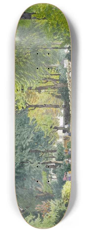Flix Brard - Square de la Mairie du XIVme arrondissement 8.25 inch art skate deck