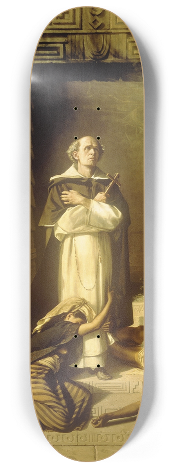 Flix Parra - Fray Bartolom de las Casas 8.25 inch art skate deck