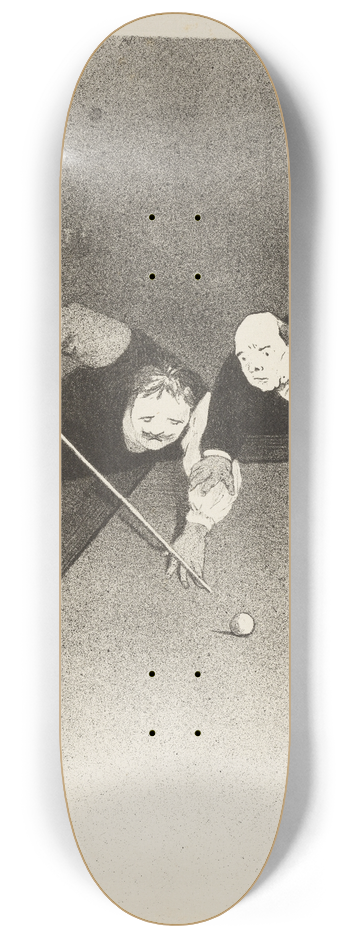 Flix Vallotton - Les Raseurs 8.25 inch art skate deck