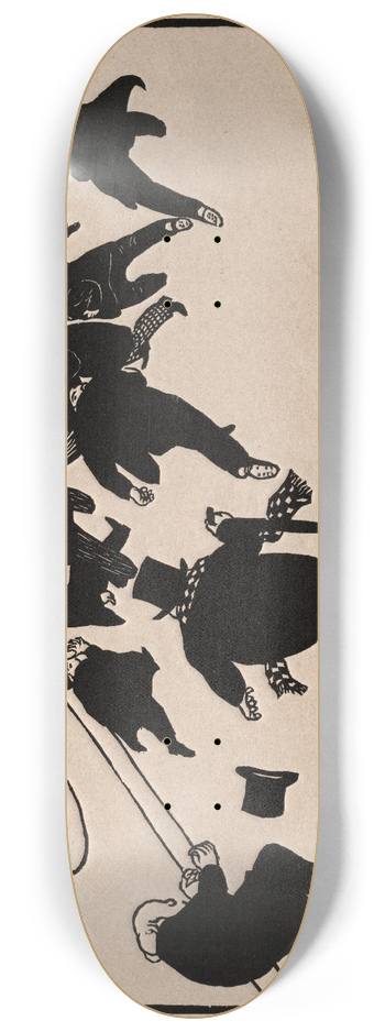 Flix Vallotton - The Protest 8.25 inch art skate deck