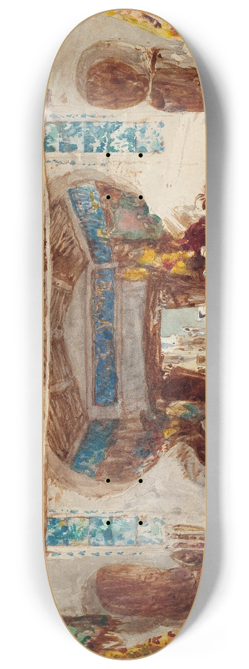 Flix Ziem - Bazar  Constantinople 8.25 inch art skate deck