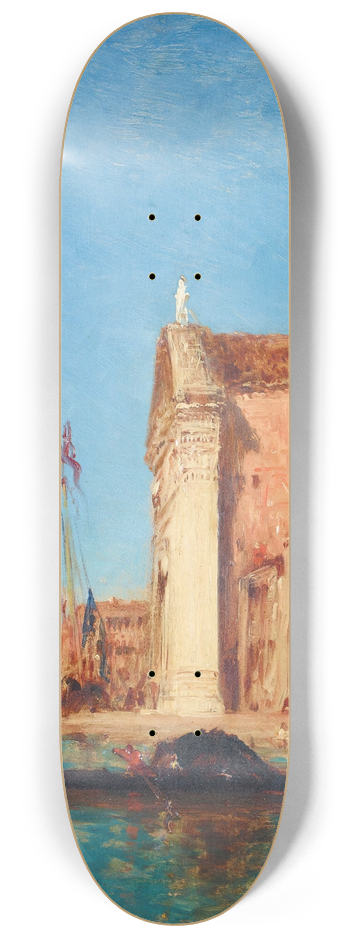 Flix Ziem - Chiesa Dei Gesuati, Venice 8.25 inch art skate deck