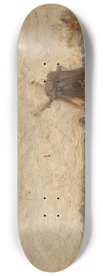 Flix Ziem - Hollande, le moulin 8.25 inch art skate deck