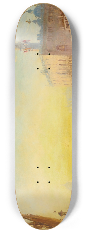 Flix Ziem - La Gondole, Quai Des Esclavons 8.25 inch art skate deck