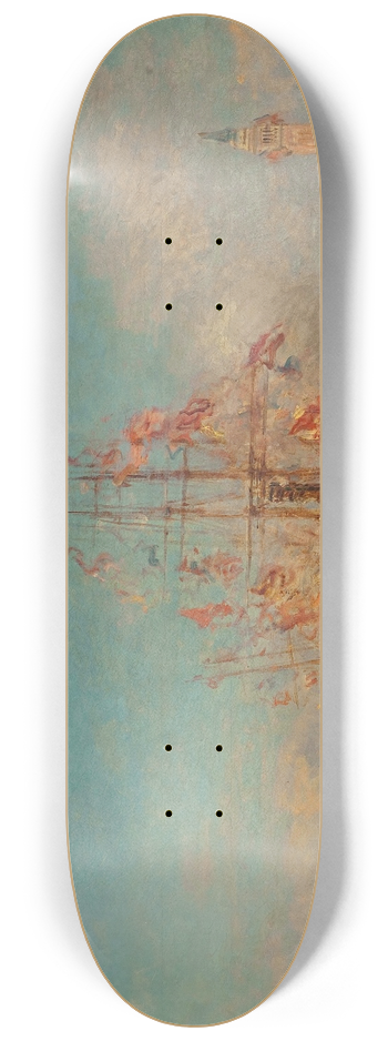 Flix Ziem - Le Coup De Canon 8.25 inch art skate deck