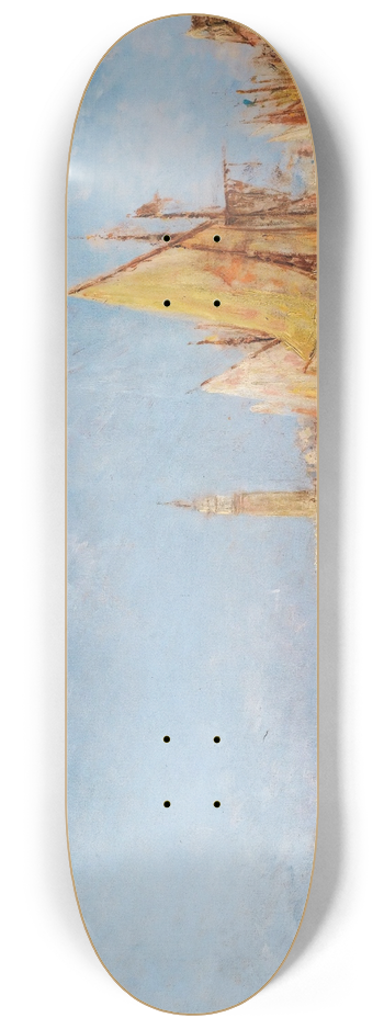 Flix Ziem - Le Palais Du Doge, Venise 8.25 inch art skate deck