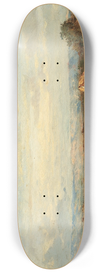 Flix Ziem - Les Chevaux Camarguais 8.25 inch art skate deck