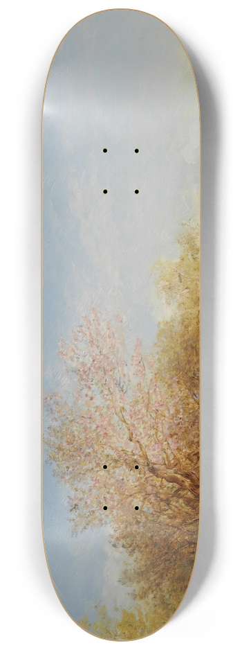 Flix Ziem - Les Jardins Francais 8.25 inch art skate deck