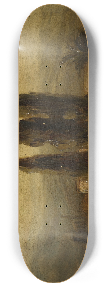 Flix Ziem - Les trois cyprs 8.25 inch art skate deck