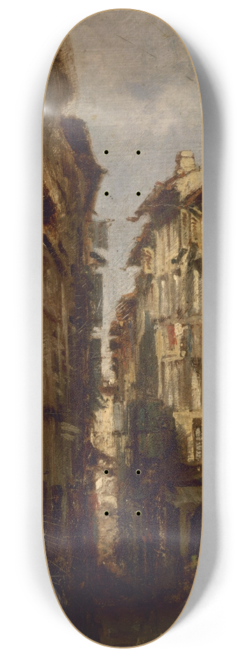 Flix Ziem - Vieilles maisons 8.25 inch art skate deck