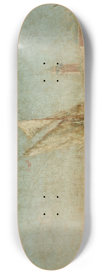 Flix Ziem - View of Venice with the Doges Palace 8.25 inch art skate deck