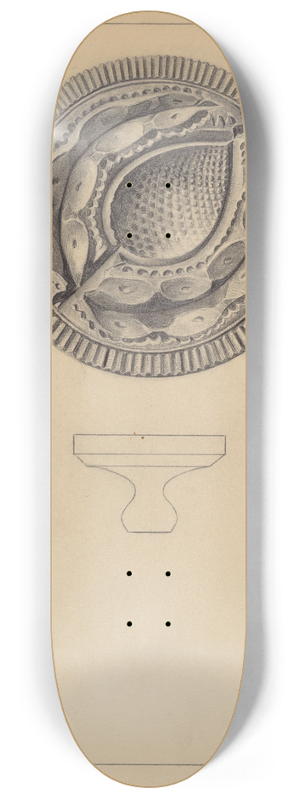 Florence Choate - Butter Mold 8.25 inch art skate deck