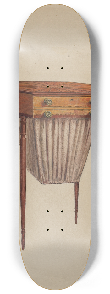 Florence Choate - Sewing Table 8.25 inch art skate deck