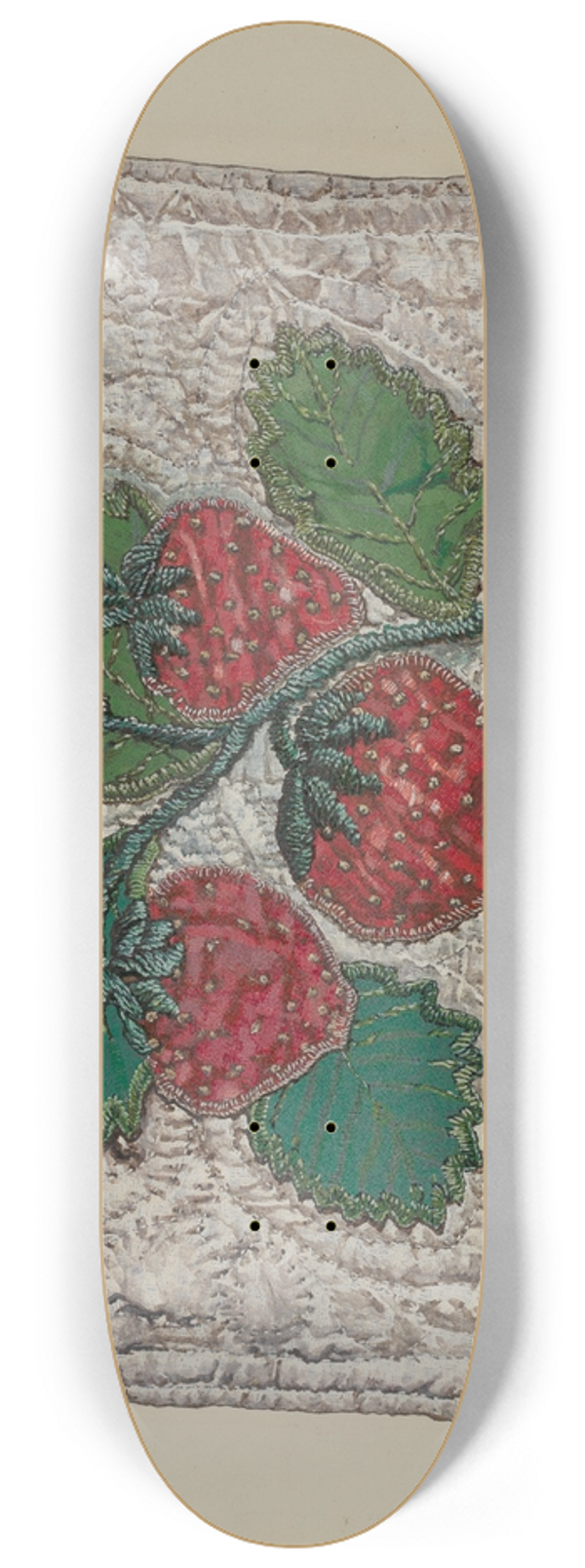 Florence Truelson - Quilt Block 8.25 inch art skate deck