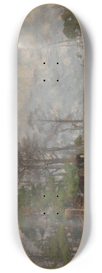 Florent Crabeels - Heathland in Spring 8.25 inch art skate deck