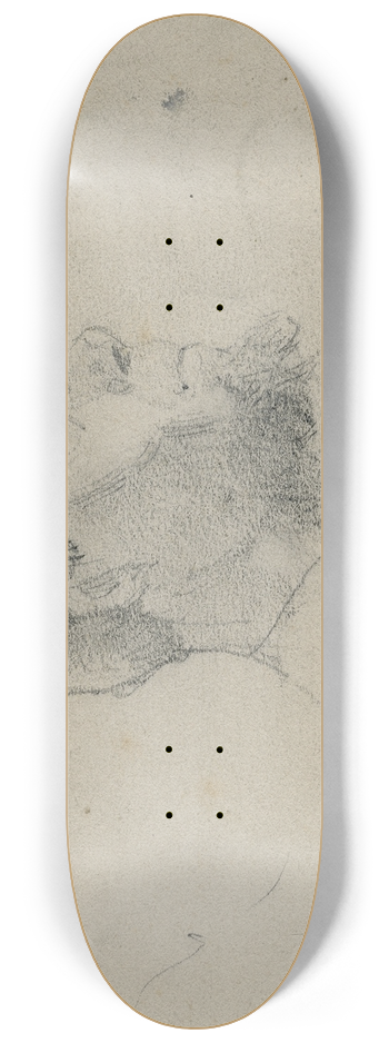 Floris Verster - Portrait of the artist G.H. Breitner 8.25 inch art skate deck