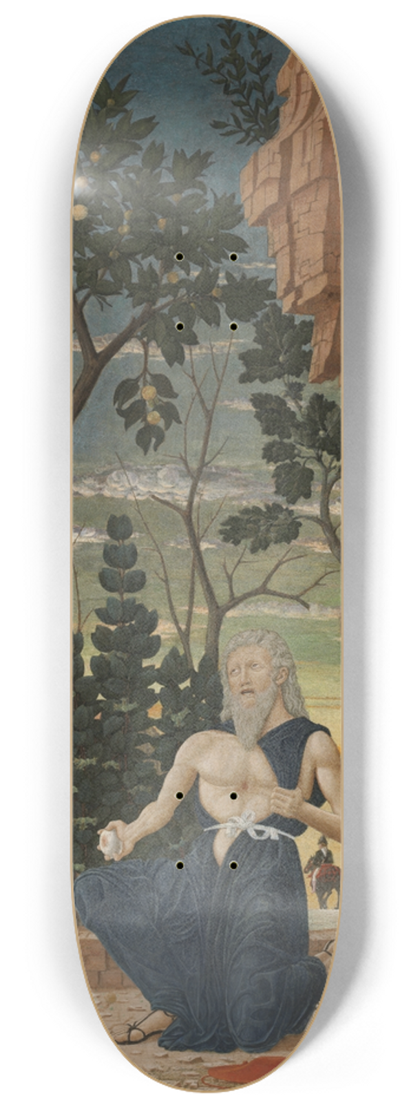Follower of Andrea Mantegna - Saint Jerome in the Wilderness 8.25 inch art skate deck